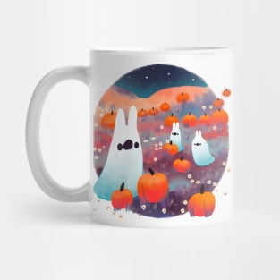 A Bright Night at the Pumpkin Patch Mug